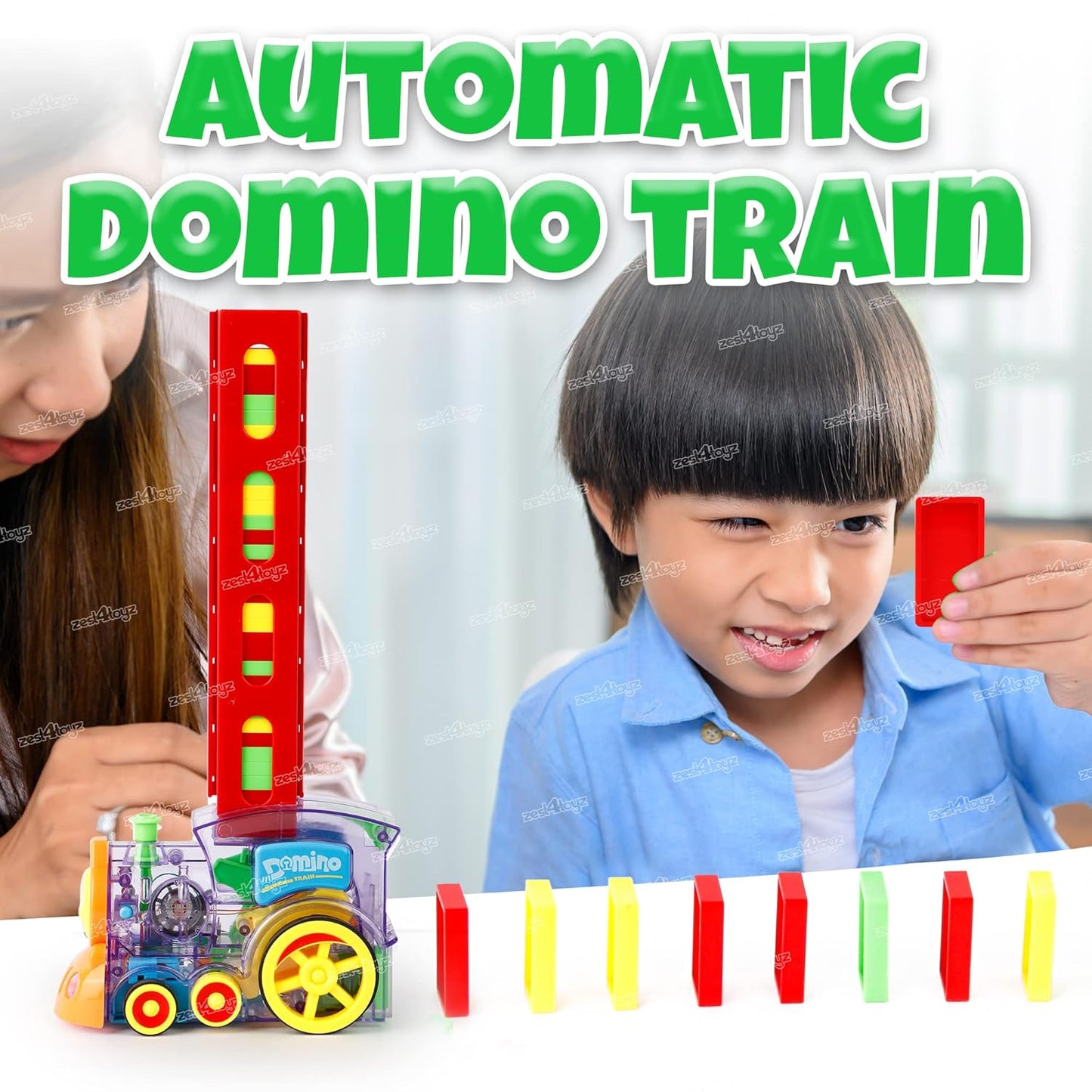 Domino Automatic Laying Train with 40 Tiles