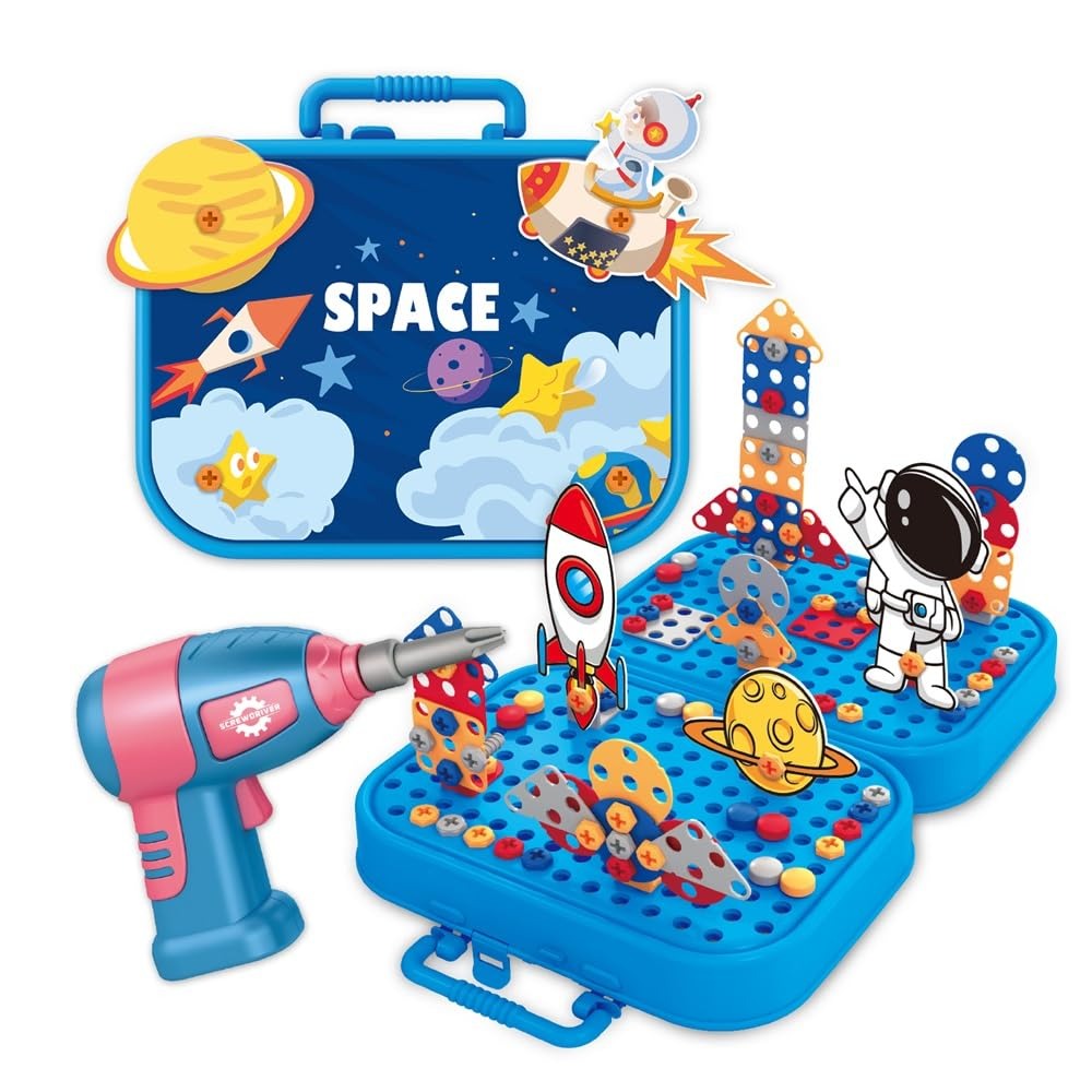 Electric Drill Screw Puzzle Set