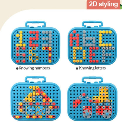 Electric Drill Screw Puzzle Set