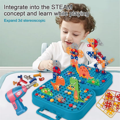 Electric Drill Screw Puzzle Set