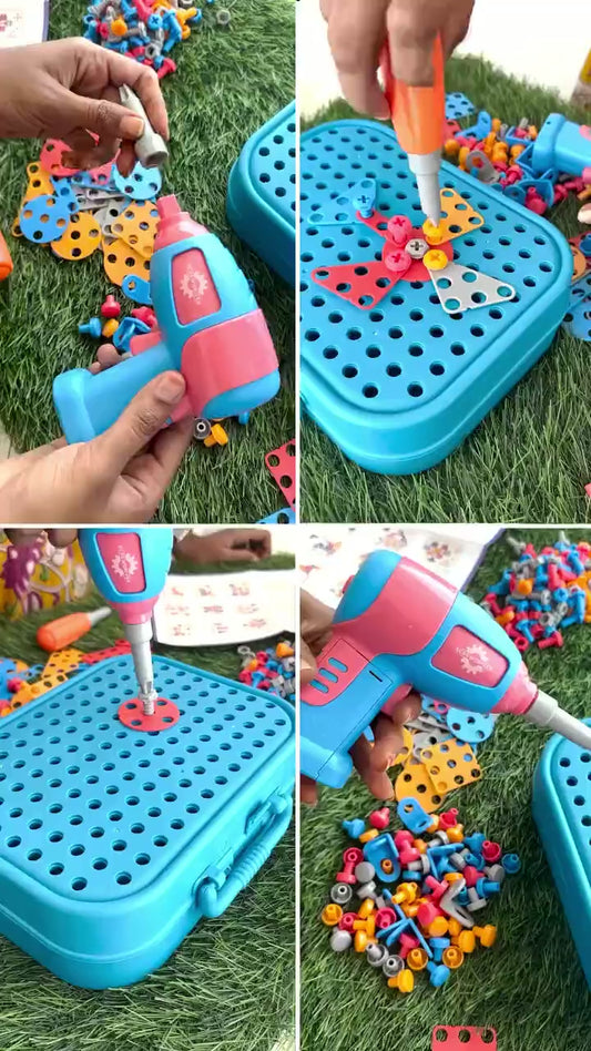 Electric Drill Screw Puzzle Set