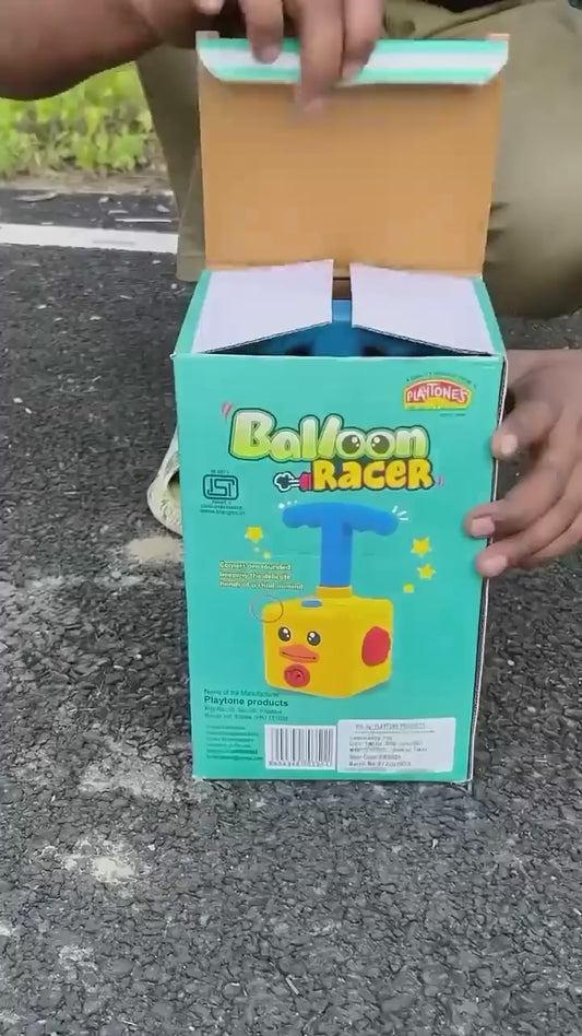 Balloon Puff Racer Launcher