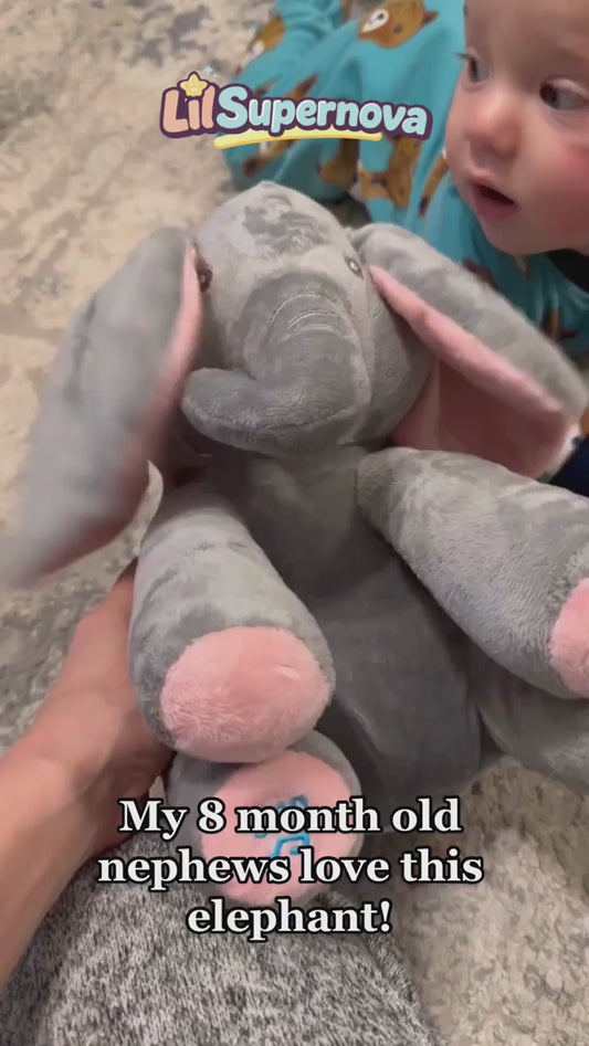 Peekaboo Musical Elephant Plush Toy