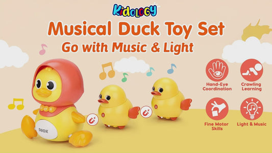 Kidology Baby Musical Duck Toy Set